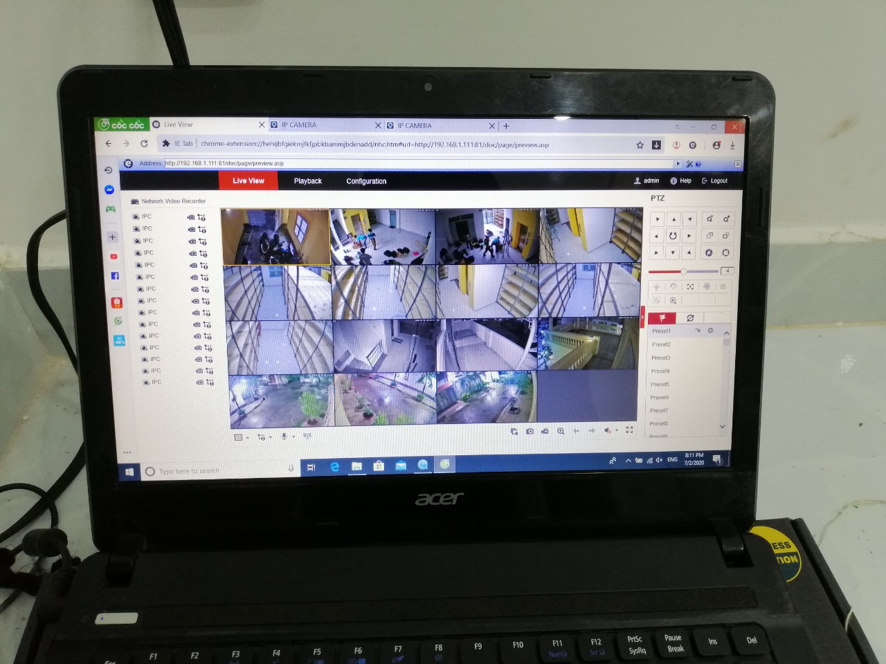 LẮP ĐẶT CAMERA IP AIWA CAO CẤP CHO NHÀ PHỐ TÂN PHÚ