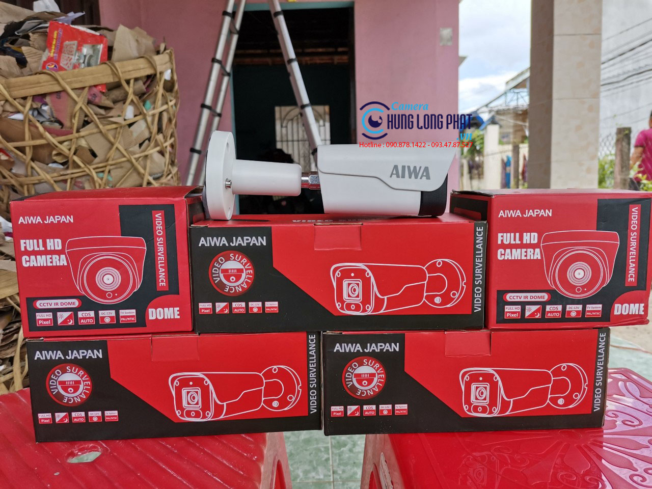 LẮP ĐẶT CAMERA QUAN SÁT KHU NHÀ TRỌ HU VỰC CẦN ĐƯỚC - LONG AN