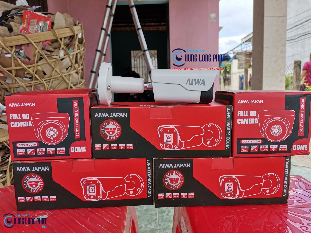 DEMO LẮP ĐẶT CAMERA QUAN SÁT NHÀ TRỌ KHU VỰC CẦN ĐƯỚC - LONG AN