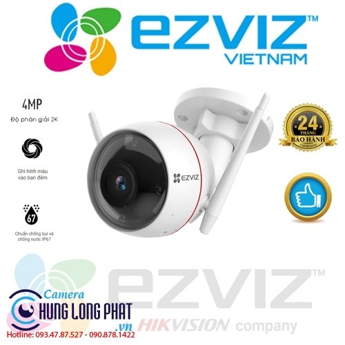 CAMERA IP WIFI EZVIZ C3W 4.0MP TÍCH HỢP BÁO ĐỘNG