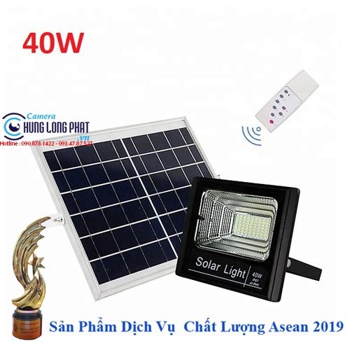 ĐÈN NĂNG LƯỢNG MẶT TRỜI CÔNG SUẤT 40W