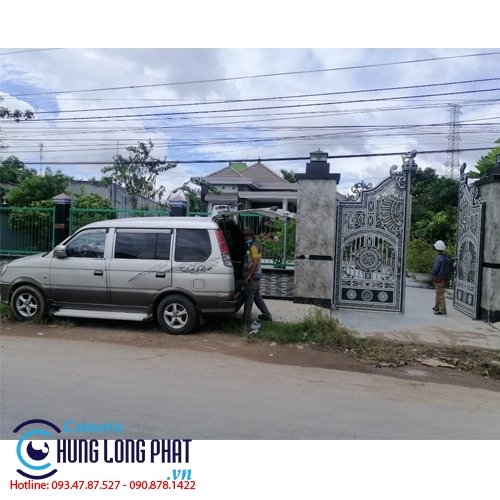 LẮP ĐẶT CAMERA BIỆT THỰ SÂN VƯỜN LONG AN