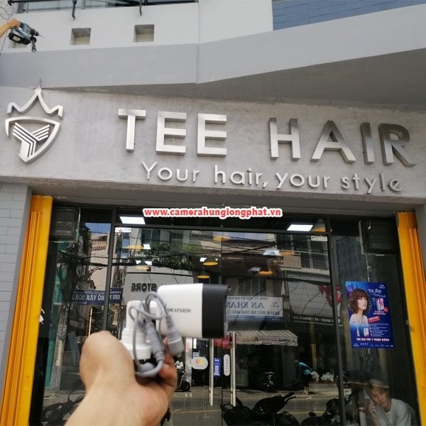 LẮP ĐẶT CAMERA HIKVISION 2M CÓ MIC CHO SALON TÓC PHÚ NHUẬN