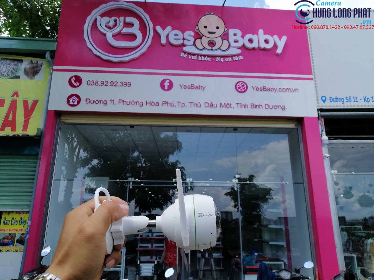 LẮP ĐẶT CAMERA QUAN SÁT CÓ ÂM THANH CHO CHUỖI CỬA HÀNG BÌNH DƯƠNG