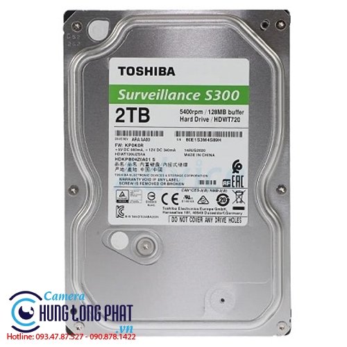 Ổ cứng HDD Toshiba 2Tb 7200rpm