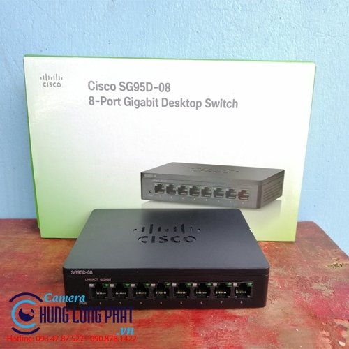8-PORT 10/100/1000Mbps Switch CISCO SG95D-08