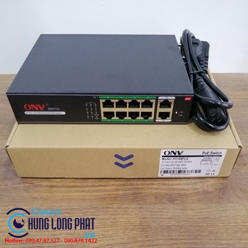 SWITCH 8 PORT POE ONV H1108PLS
