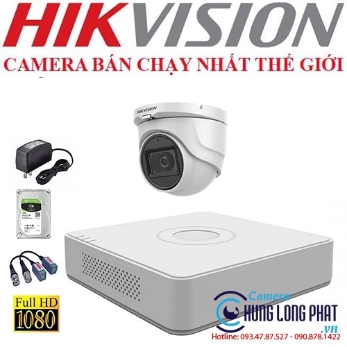 TRỌN BỘ 1 CAMERA 2.0 Mpx CÓ ÂM THANH BẢO HÀNH 24TH :