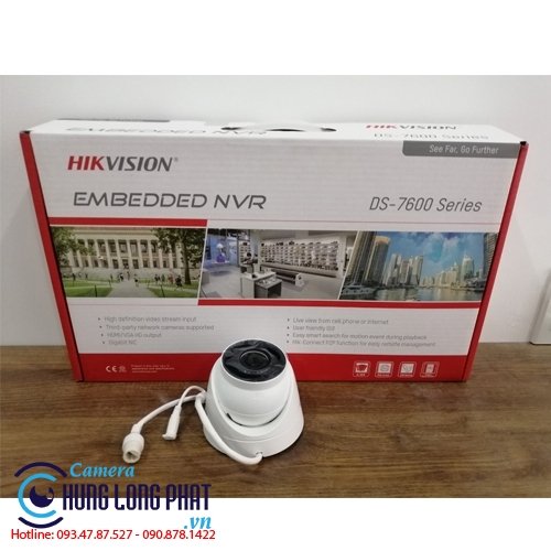 TRỌN BỘ 1  CAMERA IP HIKVISION 2.0 MPX