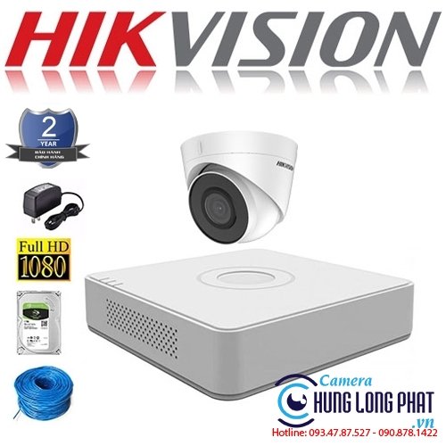 TRỌN BỘ 1  CAMERA IP HIKVISION 2.0 MPX