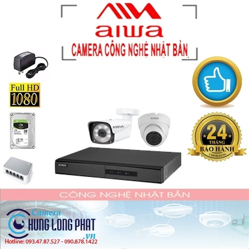 TRỌN BỘ 2 CAMERA AIWA - CAMERA CÔNG NGHỆ NHẬT BẢN