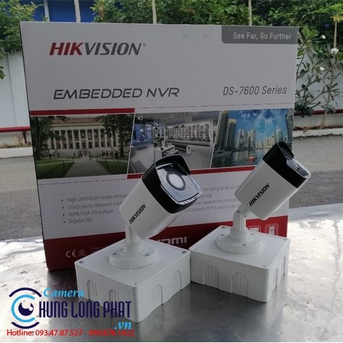 TRỌN BỘ 2 CAMERA IP HIKVISION 2.0 MPX