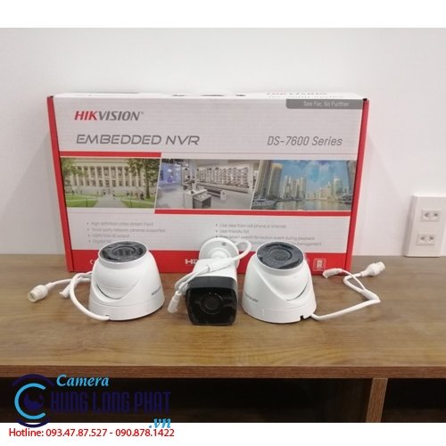 TRỌN BỘ 3 CAMERA IP HIKVISION 2.0 MPX