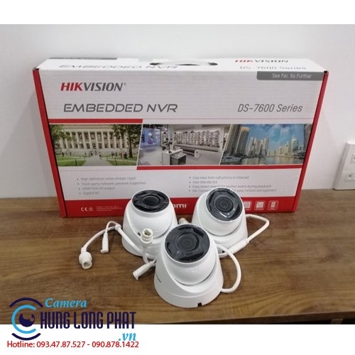 TRỌN BỘ 3 CAMERA IP HIKVISION 2.0 MPX