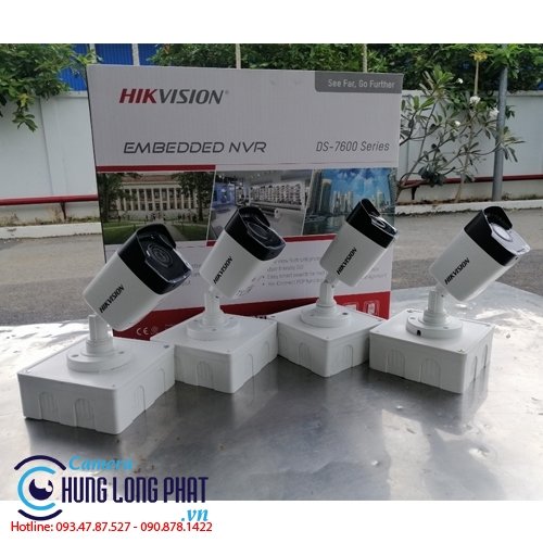 TRỌN BỘ 4 CAMERA IP HIKVISION 2.0 MPX