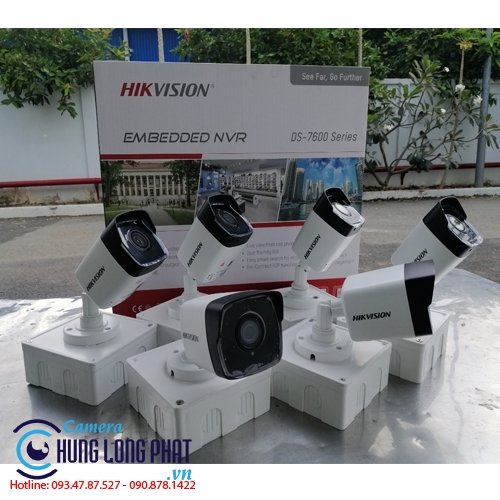 TRỌN BỘ 6 CAMERA IP HIKVISION 2.0 MPX