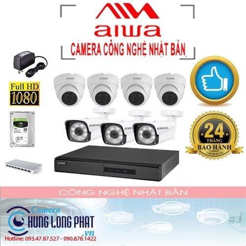 TRỌN BỘ 7 CAMERA AIWA - CAMERA CÔNG NGHỆ NHẬT BẢN