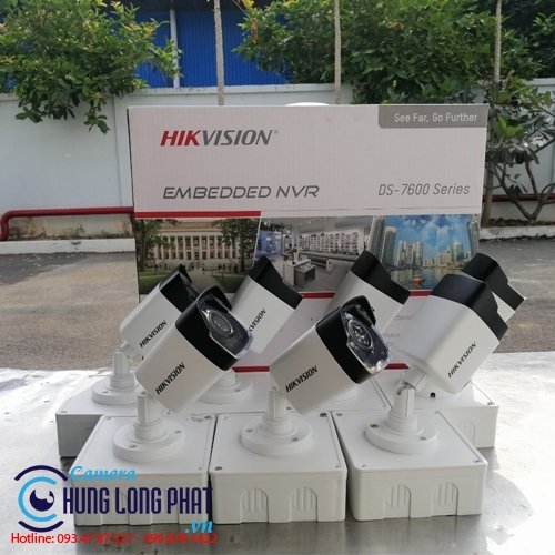 TRỌN BỘ 7 CAMERA IP HIKVISION 2.0 MPX