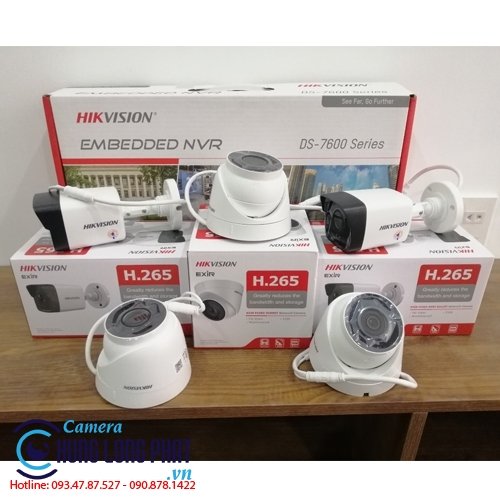 TRỌN BỘ 8 CAMERA IP HIKVISION 2.0 MPX