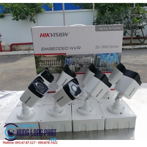 TRỌN BỘ 8 CAMERA IP HIKVISION 2.0 MPX